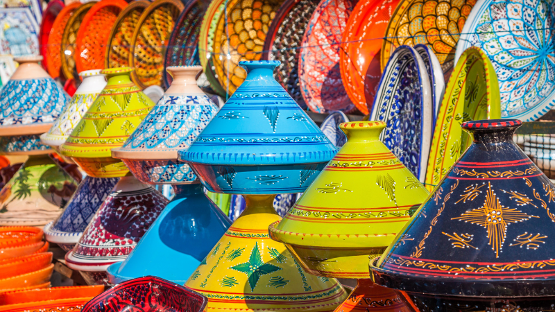 Fargerike og eksotiske Marokko
